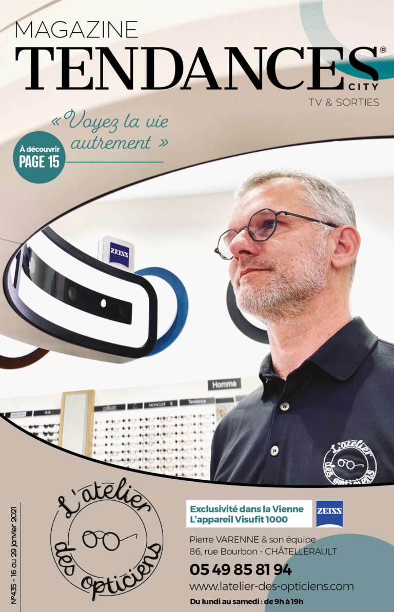 MAGAZINE TENDANCES 435 - COUVERTURE L'ATELIER DES OPTICIENS