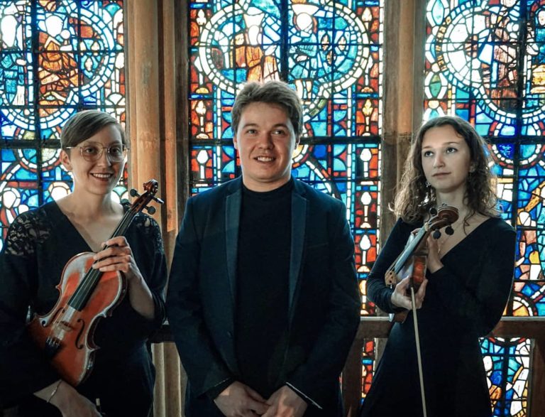 2021 Juin , Orgue et violons, Sophie Bouteille, David Sénéquier,  Camélia Bichard.