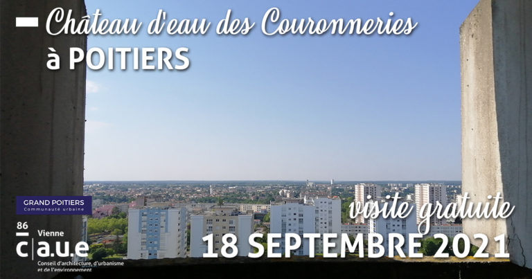 visite château d'eau Couronneries Journées du Patrimoine Poitiers CAUE 86 Vienne