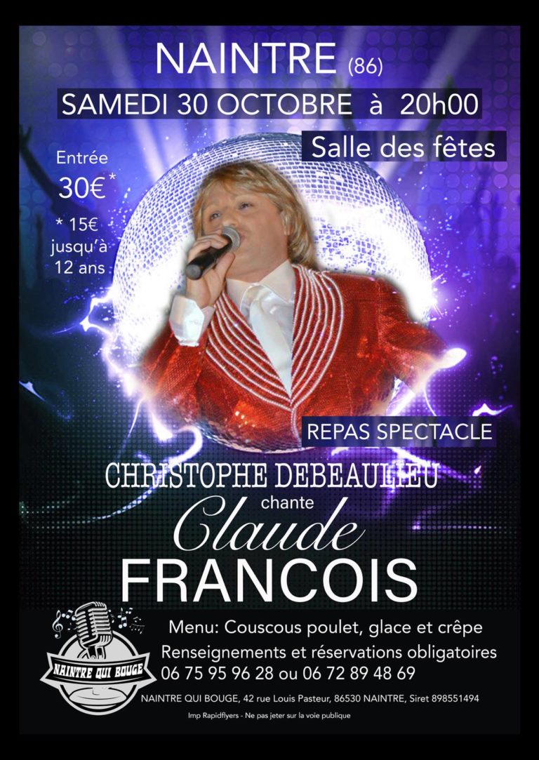 affiche  spectacle du  30  octobre 2021