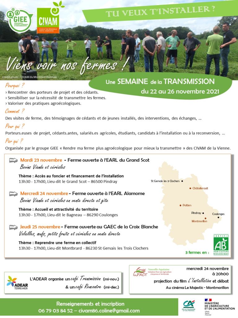affiche semaine transmission 2021