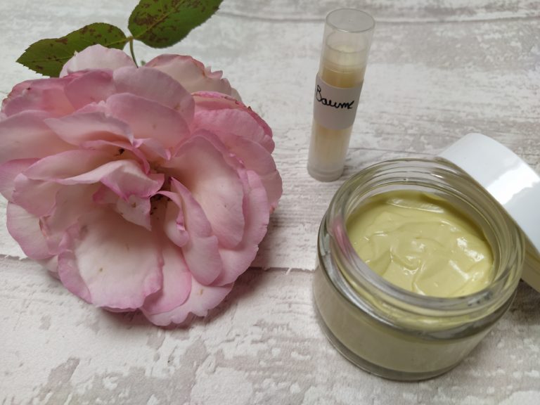 crème visage et baume lèvres
