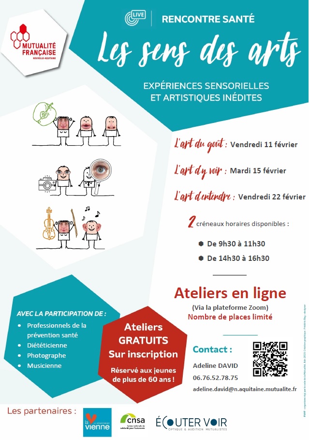 Visuel affiche sens des arts