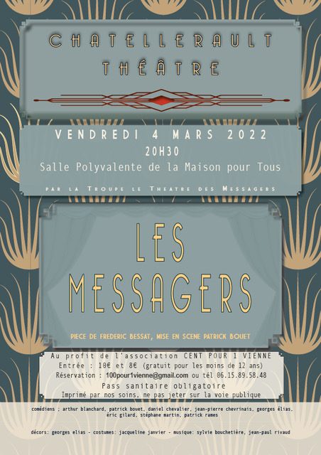 AFFICHE THEATRE A4 les Messagers