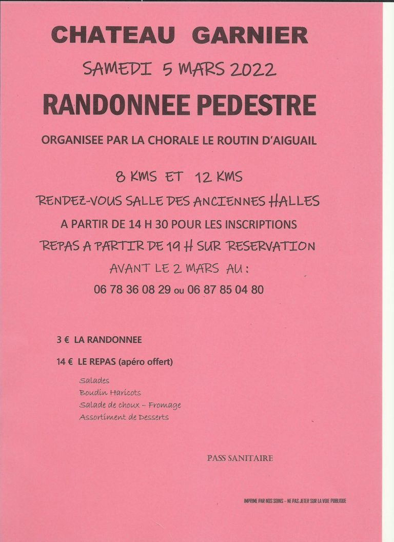 Affiche Rando
