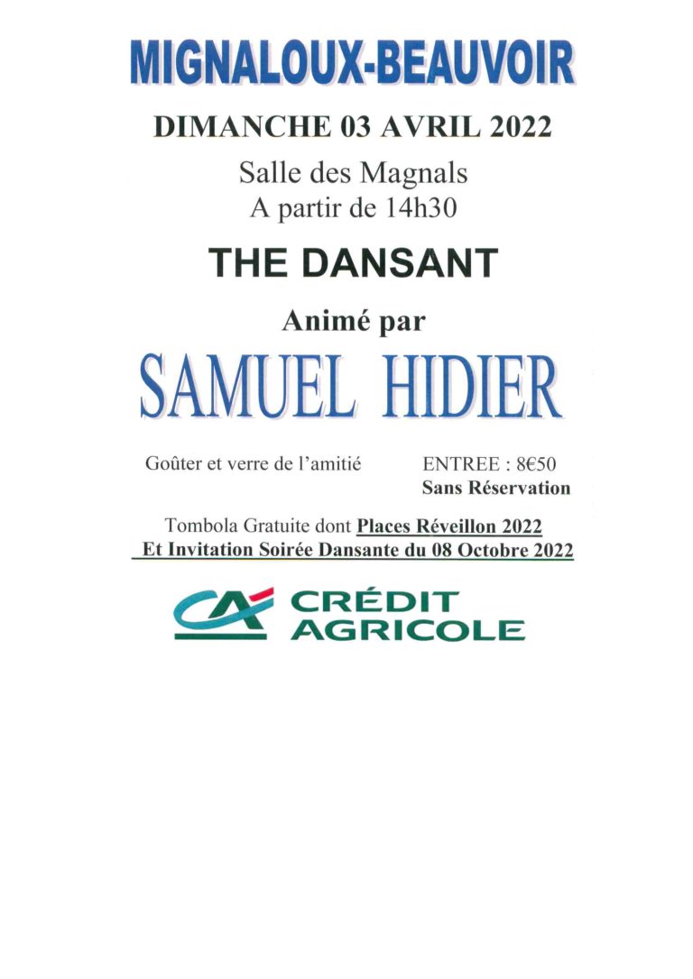 The dansant