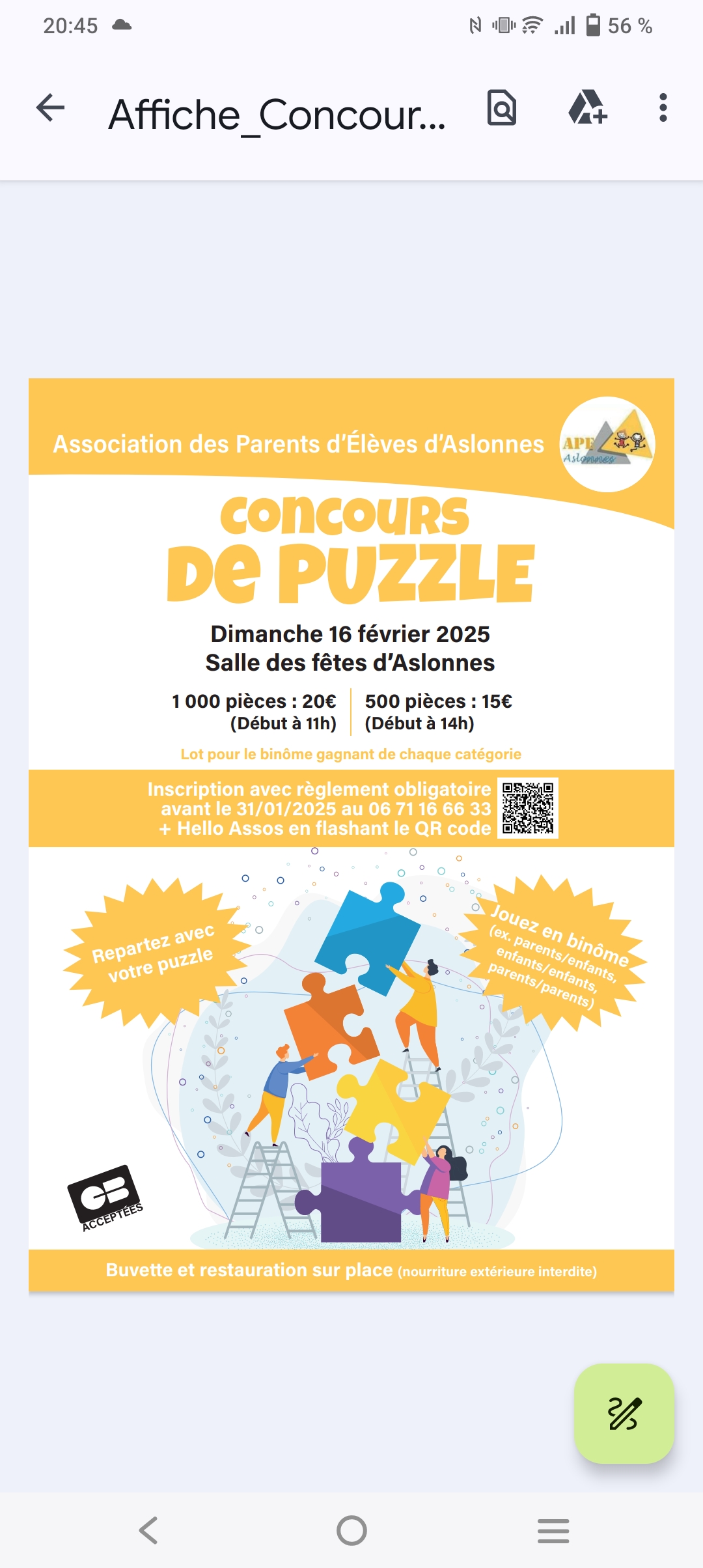 Image evenement
